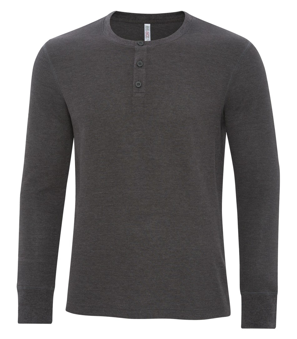Atc™ Esactive® Vintage Thermal Long Sleeve Henley.