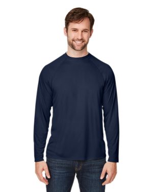 Core 365 Unisex Ultra UVP™ Long-Sleeve Raglan T-Shirt - Image 4