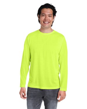 Core 365 Adult Fusion ChromaSoft™ Performance Long-Sleeve T-Shirt - Image 6