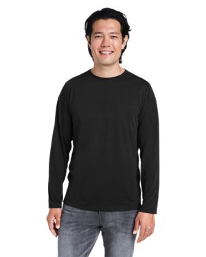 Core 365 Adult Fusion ChromaSoft™ Performance Long-Sleeve T-Shirt - Image 4