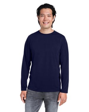 Core 365 Adult Fusion ChromaSoft™ Performance Long-Sleeve T-Shirt - Image 3