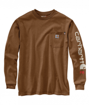 Carhartt M FR Force Org Ft LS Grphc Tshirt - Image 2