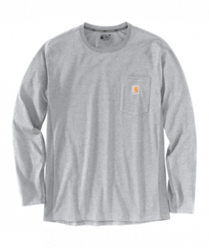 Carhartt M Force RlxdFit MW LS Pkt T-Shrt - Image 4