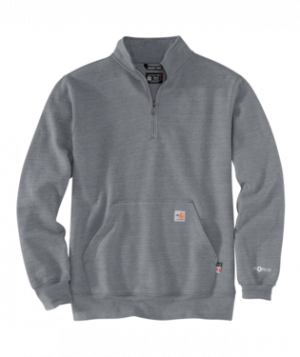 Carhartt M FR Frce Lse Fit MW QZip Swtsht - Image 3