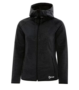 Dryframe® Dry Tech Water Resistant Fleece Full Zip Hooded Ladies' Jacket - Image 2