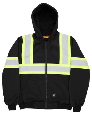 Berne Men's Safety Striped Therman Lined Sweatshirt - Image 2