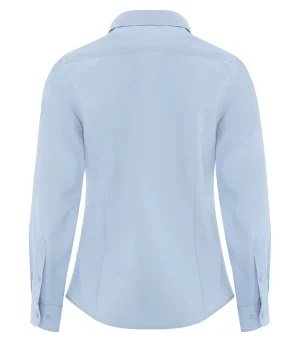 Coal Harbour® Non-iron 100% Cotton Twill Ladies' Shirt - Image 2