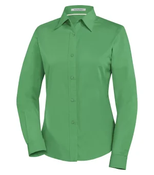 Coal Harbour® Easy Care Blend Long Sleeve Woven Ladies' Shirt - Image 5