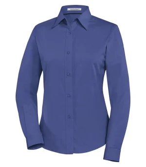 Coal Harbour® Easy Care Blend Long Sleeve Woven Ladies' Shirt - Image 7