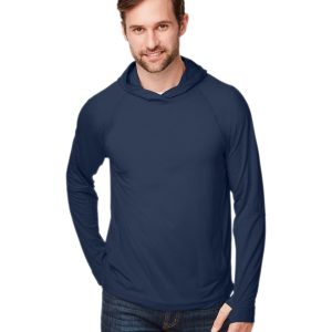 North End Unisex JAQ Stretch Performance Hooded T-Shirt