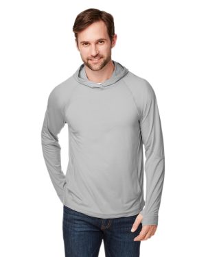 North End Unisex JAQ Stretch Performance Hooded T-Shirt - Image 4