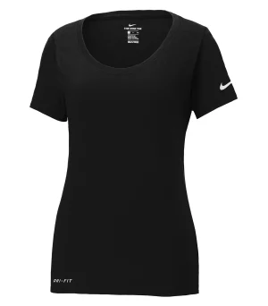 Nike Dri-fit Cotton/poly Scoop Neck Ladies' Tee - Image 3