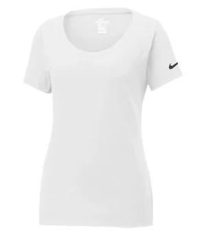 Nike Dri-fit Cotton/poly Scoop Neck Ladies' Tee - Image 4