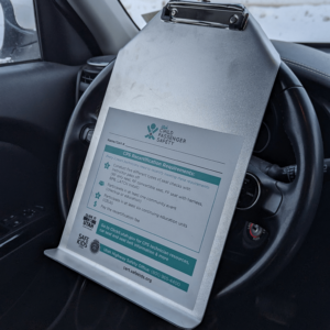 16" X 16" Steering Wheel Clipboard