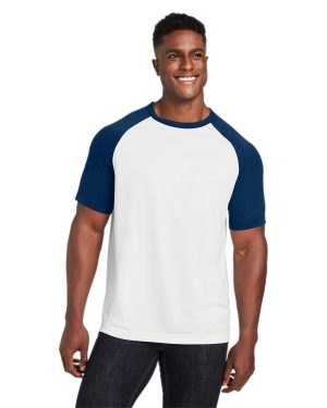 Team 365 Unisex Zone Colorblock Raglan T-Shirt - Image 2