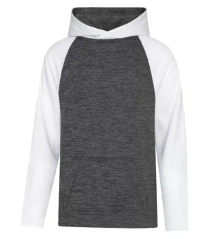 Atc™ Dynamic Heather Fleece Two Tone Hooded Youth Sweatshirt - Image 7